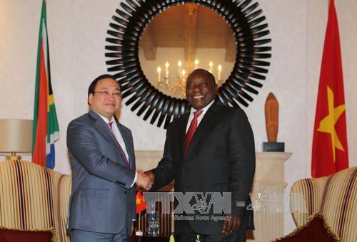 เวียดนามและแอฟริกาใต้ขยายความร่วมมือทวิภาคี